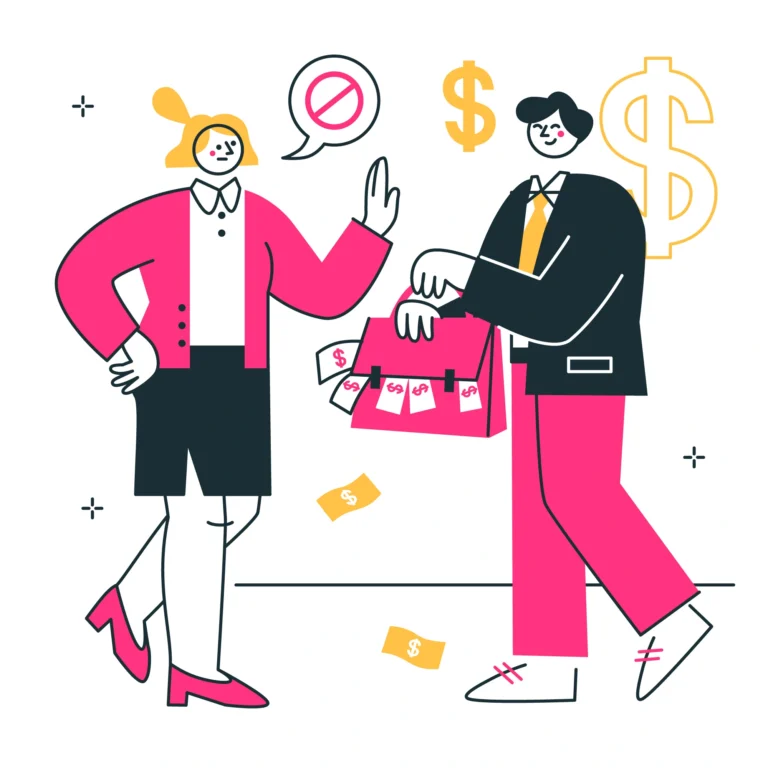 Woman negotiating salary with HR manager during a job interview, avoiding salary negotiation mistakes to avoid