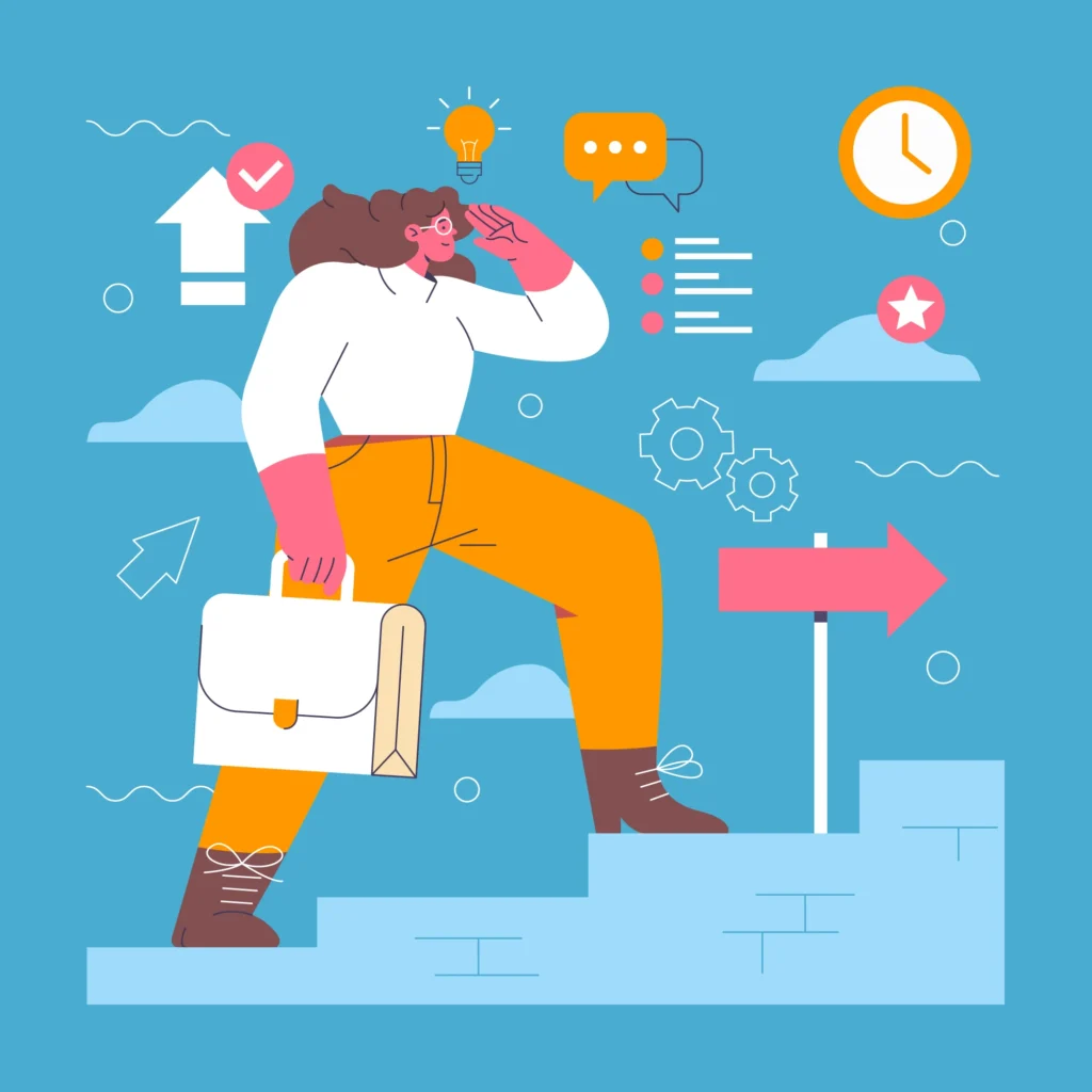 A professional woman using a laptop, reading a book, and attending a virtual meeting — multitasking with diverse learning and communication strategies to future-proof your career.