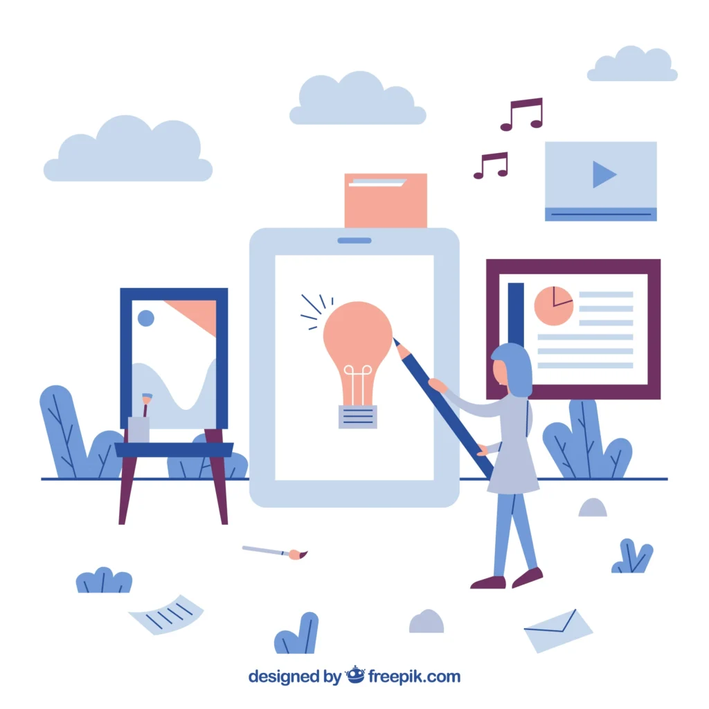 A professional organizing documents, writing samples, and project briefs to tailor your writing portfolio for specific client needs.
