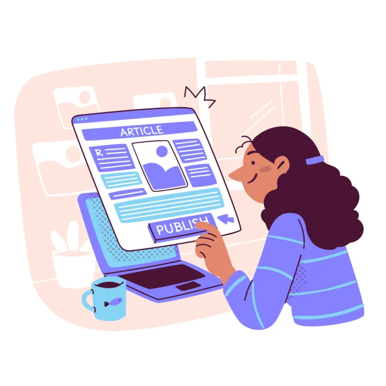 A professional presenting a customized business-focused layout of work samples, testimonials, and industry-specific content to tailor your writing portfolio.