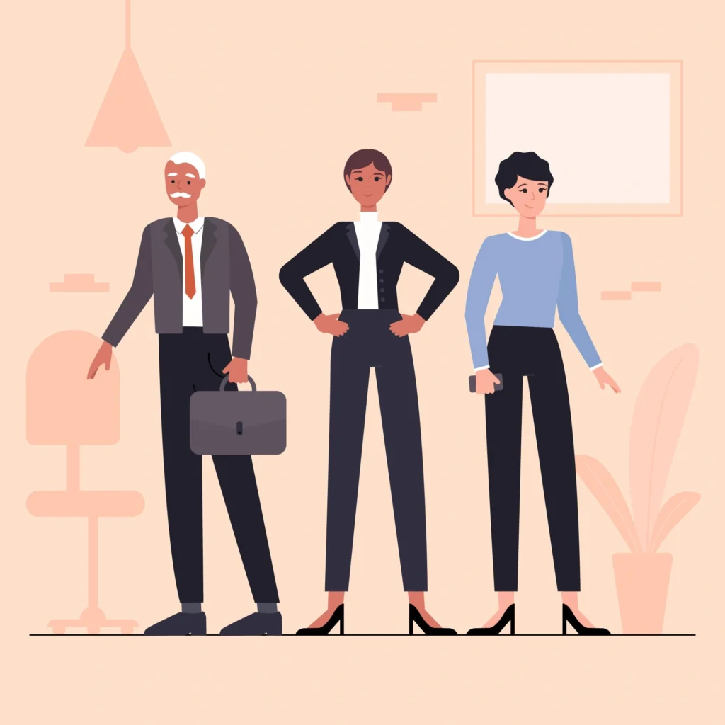 HR manager conducting interview while considering age discrimination in hiring between young and experienced talent.