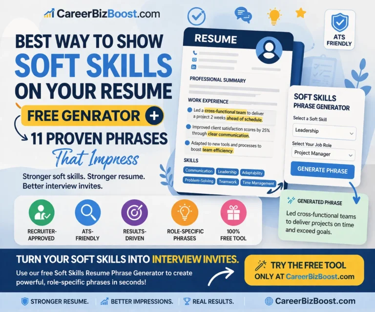 Best way to show soft skills on resume example with HR feedback