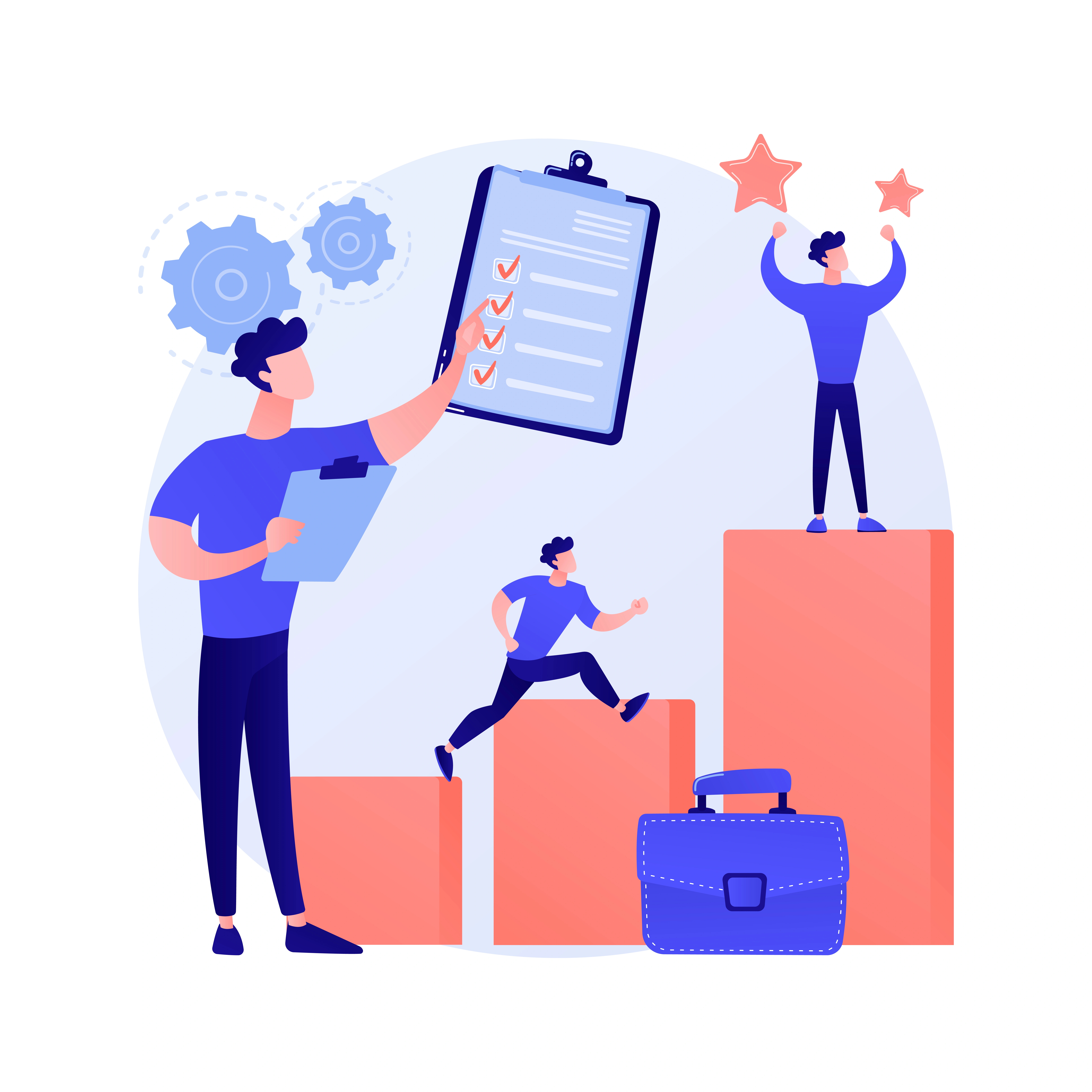 A focused professional mapping out strategic steps to gain career clarity