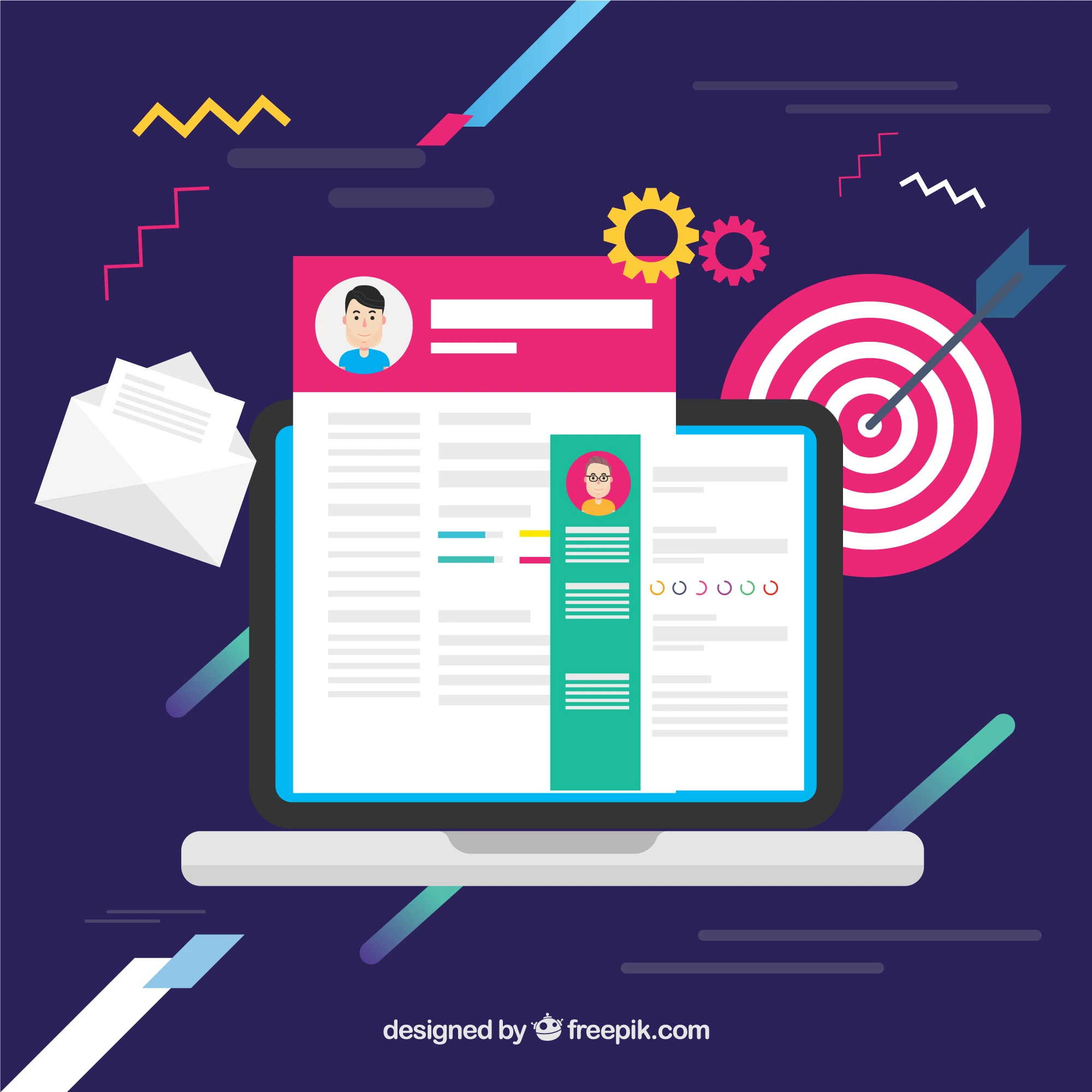 Resume headline examples shown on a digital resume, emphasizing how to make resumes stand out to hiring managers.