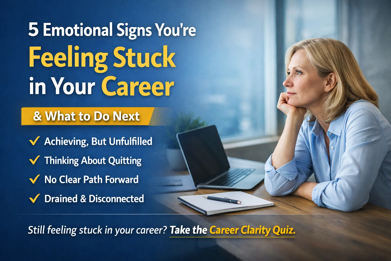 Feeling stuck in your career with a confused professional evaluating career choices and direction