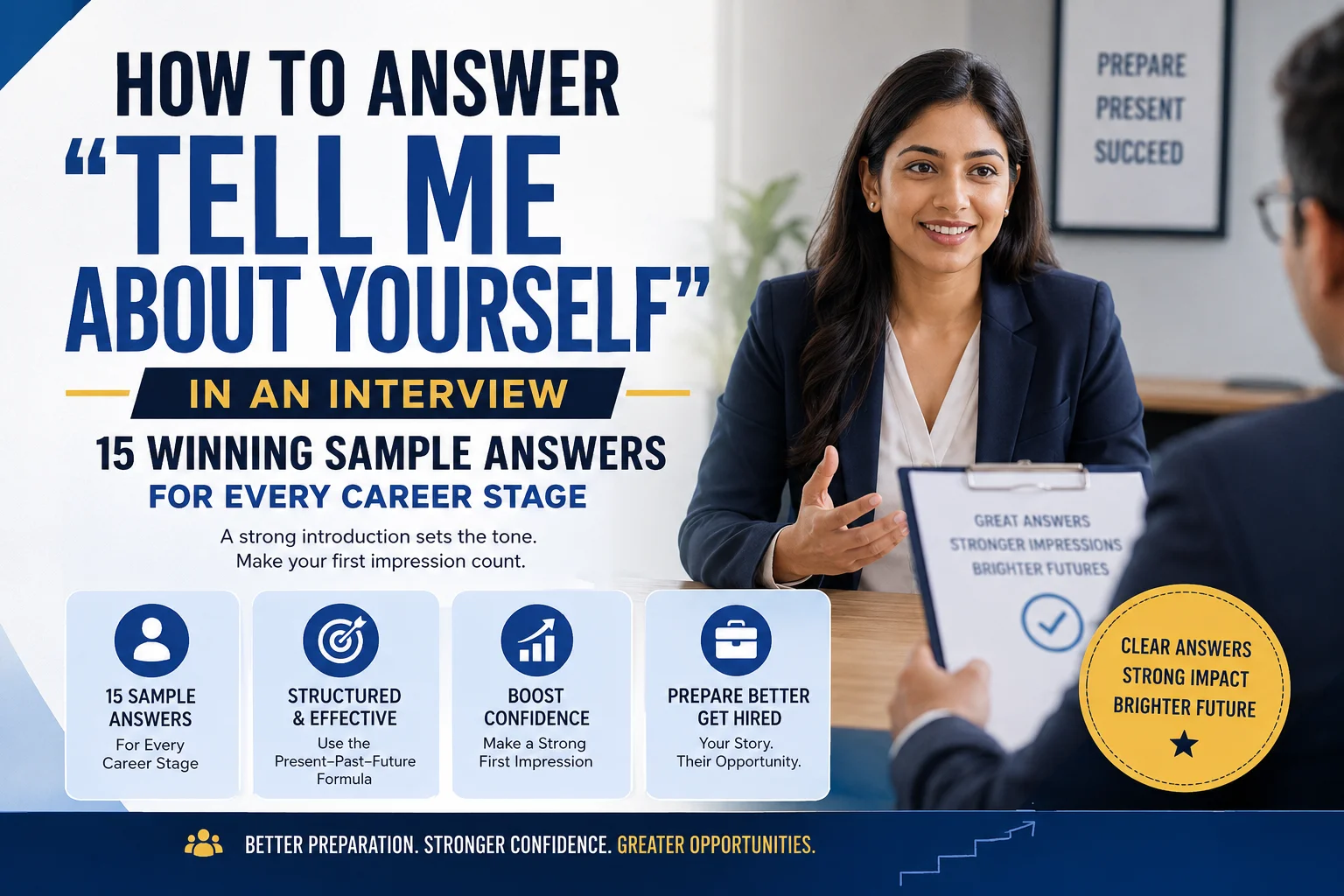Tell me about yourself sample answer for experienced professionals during a job interview